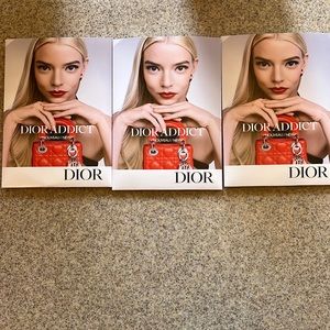 DIOR LIPSTICK 4 SHADES Dior 8, 100 Nude Look, 720 icone & 566 PeonyPink (3 sets)